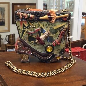 Mary Frances iconic shoe purse Handmade Vintage shoulder bag